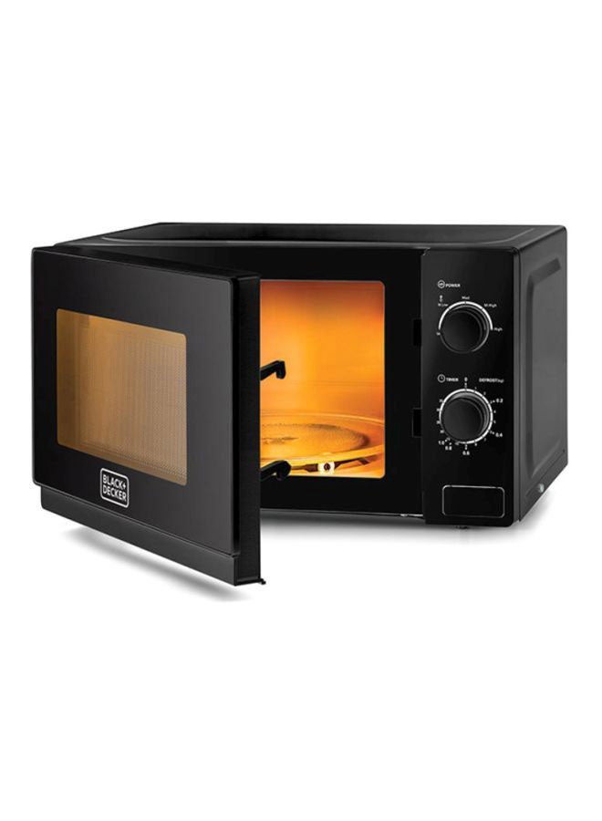 BLACK+DECKER - Microwave Oven With Defrost Function 20 L 700 W MZ2020P-B5 Black/Silver - Image 1