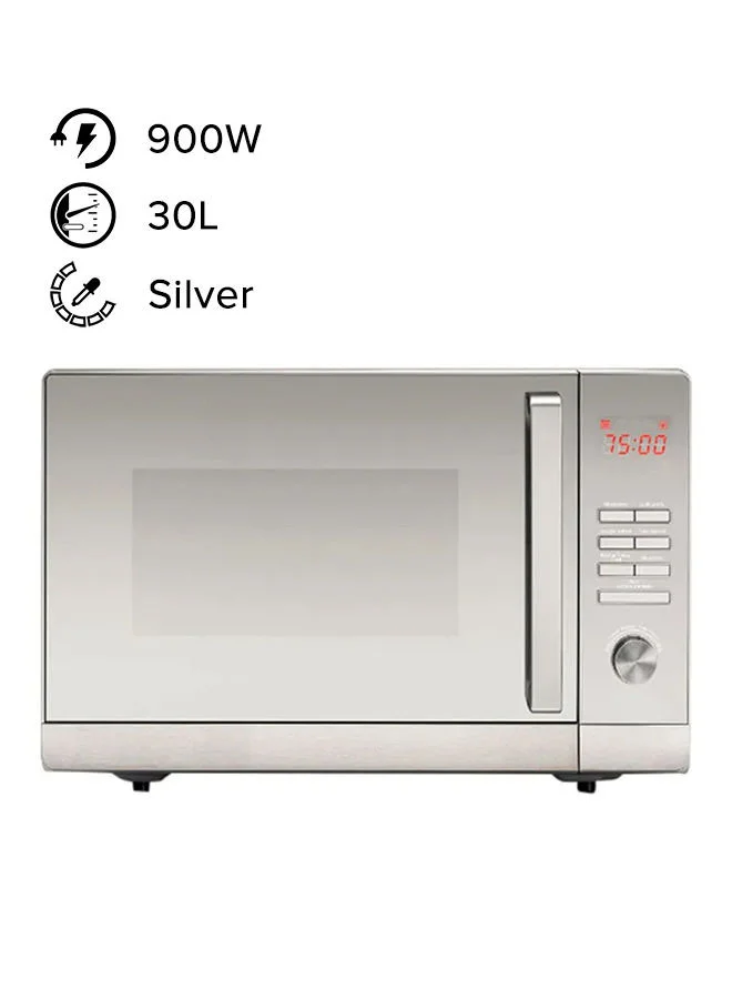 بلاك اند ديكر مايكرويف بلاك اند ديكر مع فرن و شواية 30 L 900 W MZ30PGSS-B5 فضي