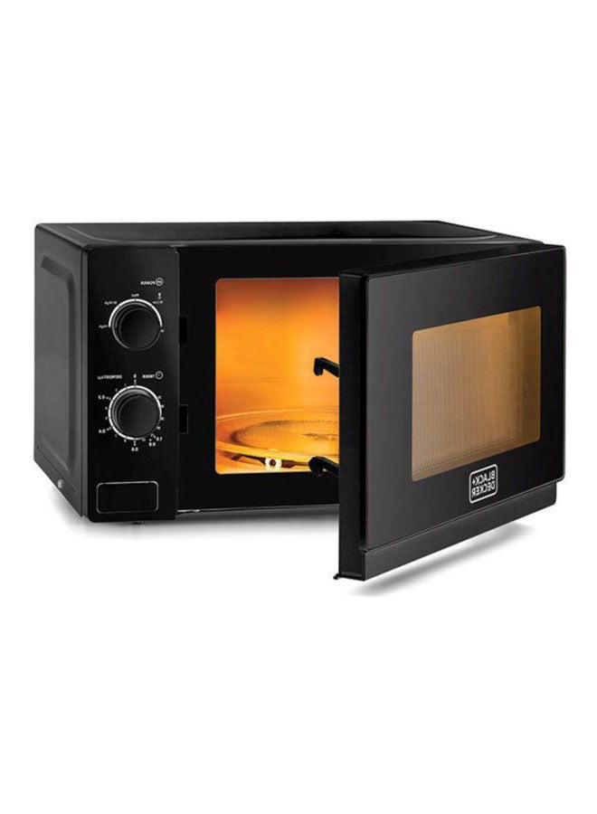 BLACK+DECKER - Microwave Oven With Defrost Function 20 L 700 W MZ2020P-B5 Black/Silver - Image 1