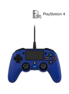 nacon Wired Compact Controller For PlayStation 4 Blue  - Image 2