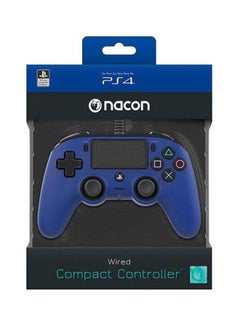 nacon Wired Compact Controller For PlayStation 4 Blue  - Image 4