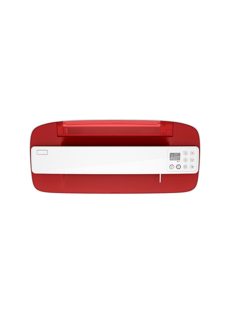 HP - DeskJet Ink Advantage 3788 Wireless, Print, Copy, Scan All-in-One Printer  - Red [T8W49C] Red/White - Image 1