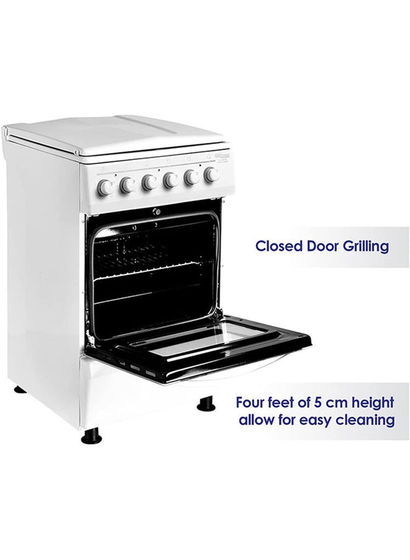SUPER GENERAL 4-Hot Plates Cooker Range SGC5041BS White/Black  - Image 4