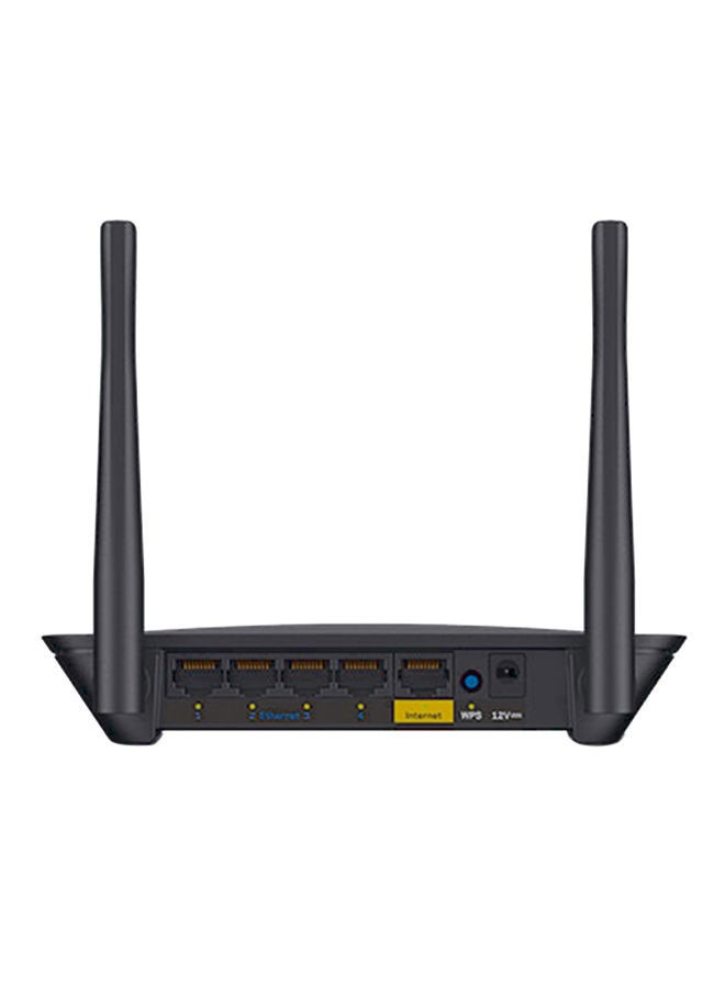 LINKSYS - AC1200 Dual-Band Wifi 5 Router With 4 Fast Ethernet Ports And 2 Antennas Black - Image 1