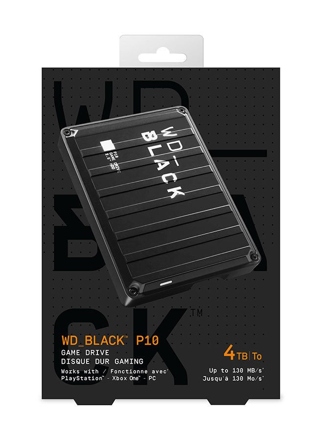 WD - 4 TB My Passport for PlayStation External Hard Drive Micro USB, USB 3.0, Read Speed 510 MBps Write Speed 480 MBps WDBA3A0040BBK-WESN 4 TB - Image 1