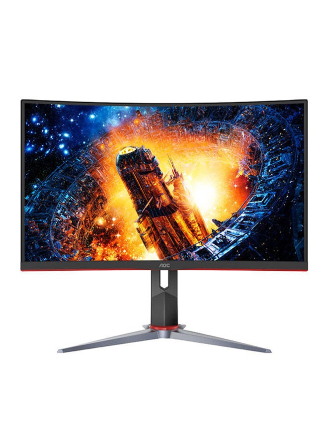 C27G2 27 inch VA LED Full HD Curved Gaming Monitor With 165Hz, AMD FreeSync and HDMI VGA Black/Red