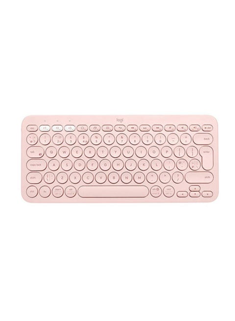 K380 Wireless Multi-Device Keyboard Language  For Windows, Apple iOS/TV, Android Or Chrome US English Pink