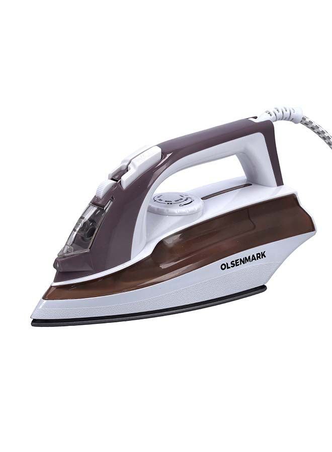 Steam Iron, Dry/Steam Adjustable Steam, Non Stick Coating Soleplate, 100ml Water Tank, Light Weight 100 ml 1600 W OMSI1828 Multicolour - v1667572230/N51075600A_4