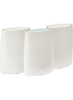 RBK53S-100UKS Orbi Whole Home Mesh Wifi System With Advanced Cyber Threat Protection, 3-Pack White