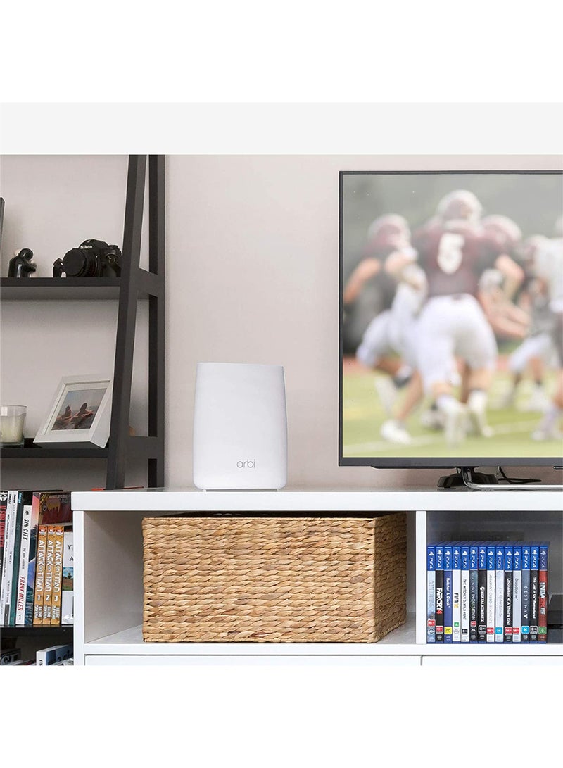 NETGEAR - RBK53S-100UKS Orbi Whole Home Mesh Wifi System With Advanced Cyber Threat Protection, 3-Pack White - Image 1