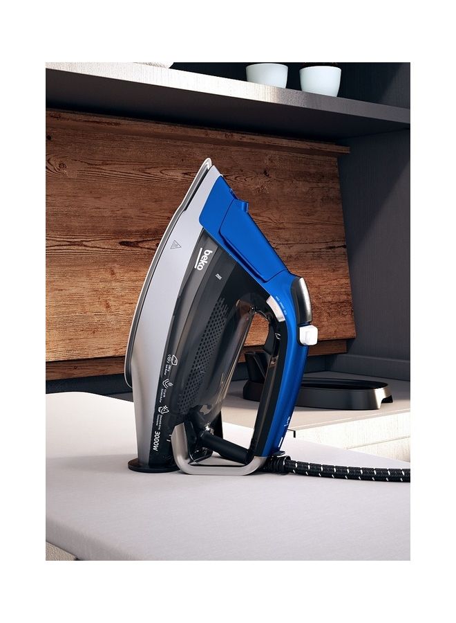 Beko - Steam Iron, Dragon Future Iron, SoftGlide Soleplate, Auto Shut-Off 350 ml 3000 W SPA9130B Blue - Image 1