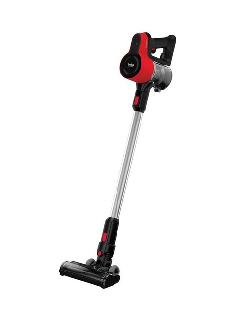 ErgoClean Cordless Vacuum Cleaner | 110 Motor Power | 550ml Dust-Bin Capacity | 2 Suction Mode | Electrical Turbo Brush with LED Light 110 W VRT 50121 VR Black / Red