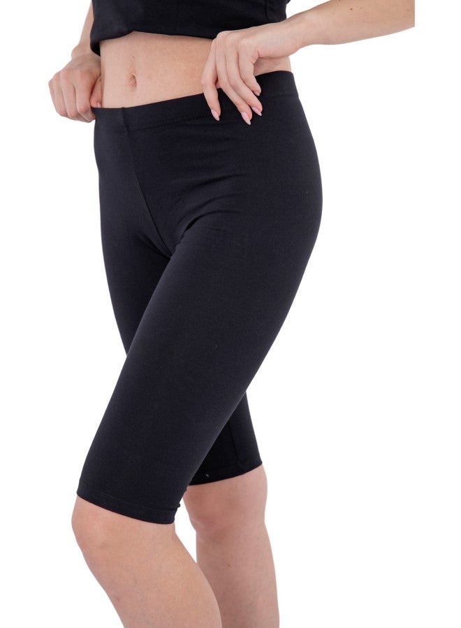 كارينا Carina Wear Capri Legging M4545-black black - Image 2