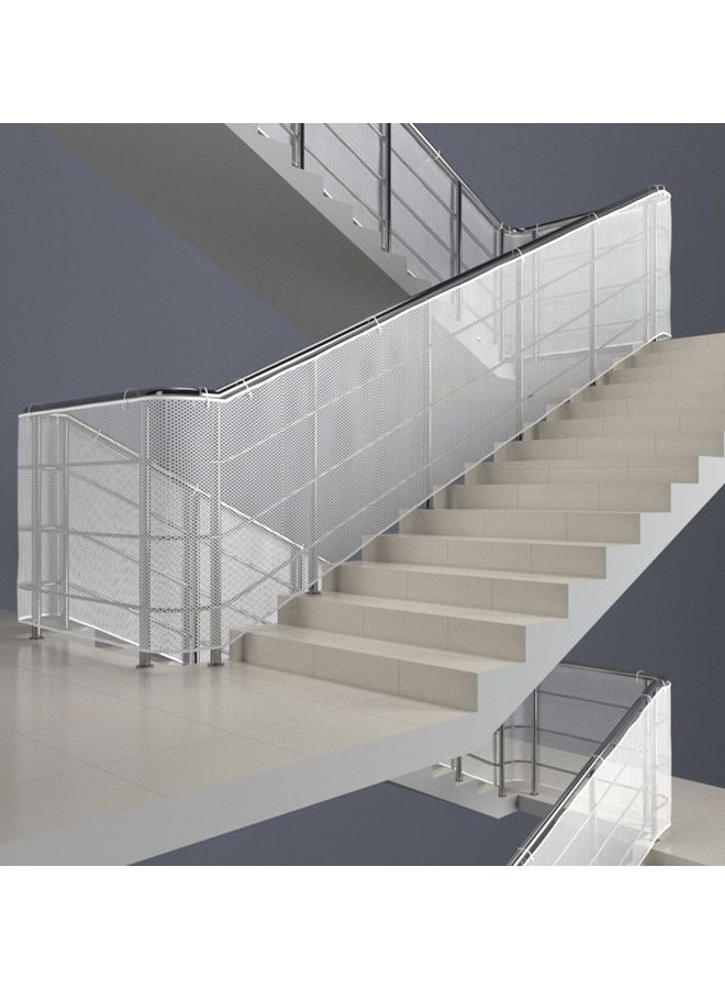 كيدل شبكة سلامة للأطفال للدرابزون ملائمة للشرفة ودرابزون باحة اللعب والدرج لحماية ألعاب الأطفال في الداخل والخارج - Image 2