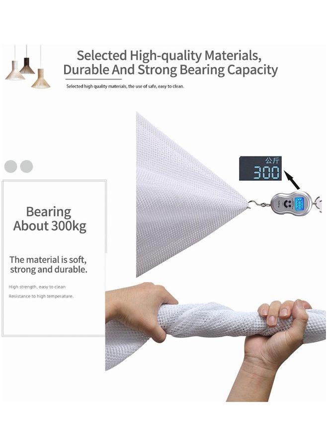 كيدل شبكة سلامة للأطفال للدرابزون ملائمة للشرفة ودرابزون باحة اللعب والدرج لحماية ألعاب الأطفال في الداخل والخارج - Image 4