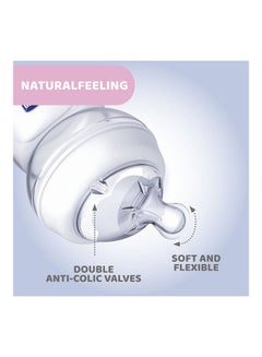 Chicco Natural Feeling Bottle Silicone Medium Flow, 2+ Months, 250ml, Neutral  - Image 3