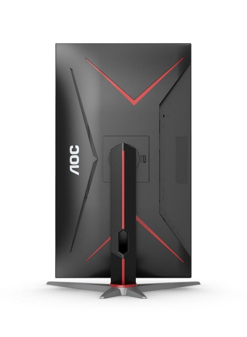 AOC - U28G2X 28-Inch (IPS LCD) 4K Gaming Monitor, DisplayHDR 400, 3840 × 2160 (UHD),  144Hz, 1ms, VESA Certified DisplayHDR 400, HDMI 2.0 x 2, DisplayPort 1.4 x 2, FreeSync Premium tear-free immersion Black & Red - Image 1