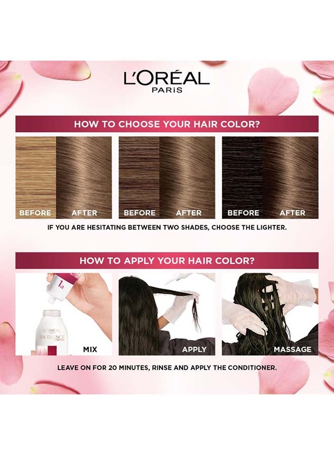 L'OREAL PARIS Excellence Creme Triple Care  Colour 6.1 Dark Ash Blonde 192ml  - Image 4