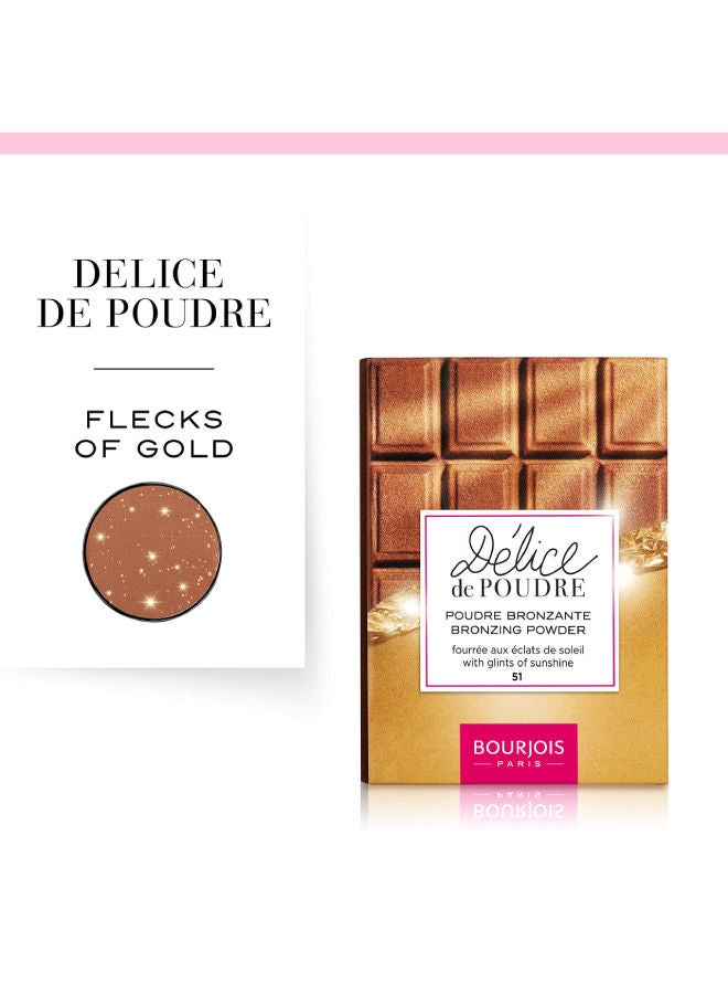 BOURJOIS PARIS - Delice De Poudre Bronzing Powder Chocolate Brown - Image 1