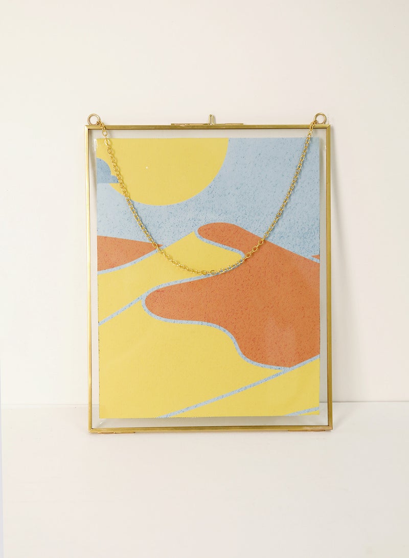 إطارات حائط بإطار خارجي الذهب العتيق outer frame size: L20.3xH25.4xT1cm for photo size <19x24سم