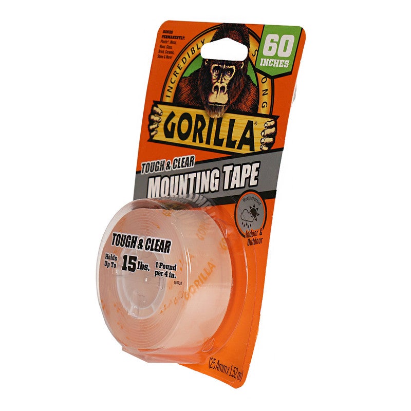 Gorilla Double Sided Mounting Tape Clear 1.52meter  - Image 2