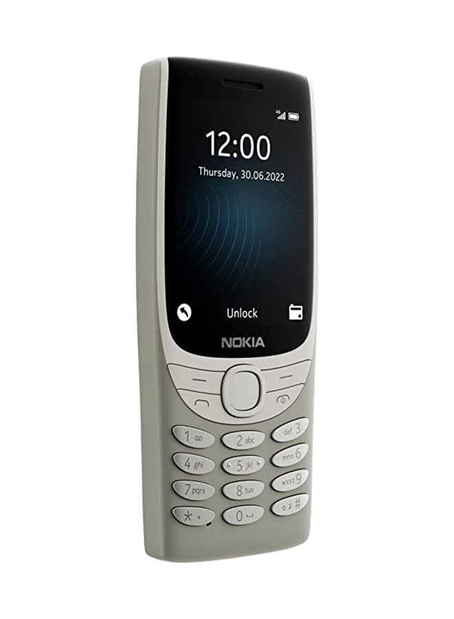 نوكيا 8210 ثنائي الشريحة، رملي / رمادي، 48 ميجابايت من ذاكرة الوصول العشوائي، 128 ميجابايت، 4G - إصدار الشرق الأوسط  - Image 4
