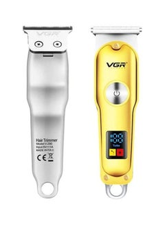 V-290 Professional Electric Rechargeable LED Display Best Hair Trimmer Gold/Silver - v1667824250/N52270877A_7