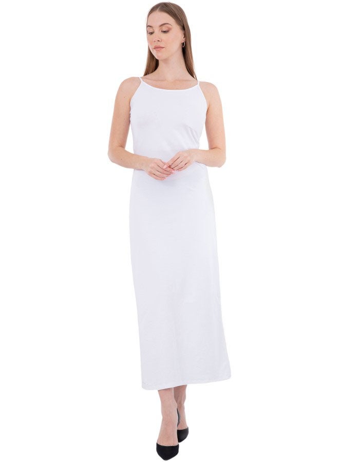 Carina Wear Carina Wear Cami Dress Long M4557- White  - Image 4