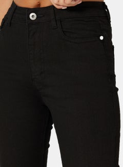 FEMME LUXE Cut Away Skinny Jeans Black  - Image 3