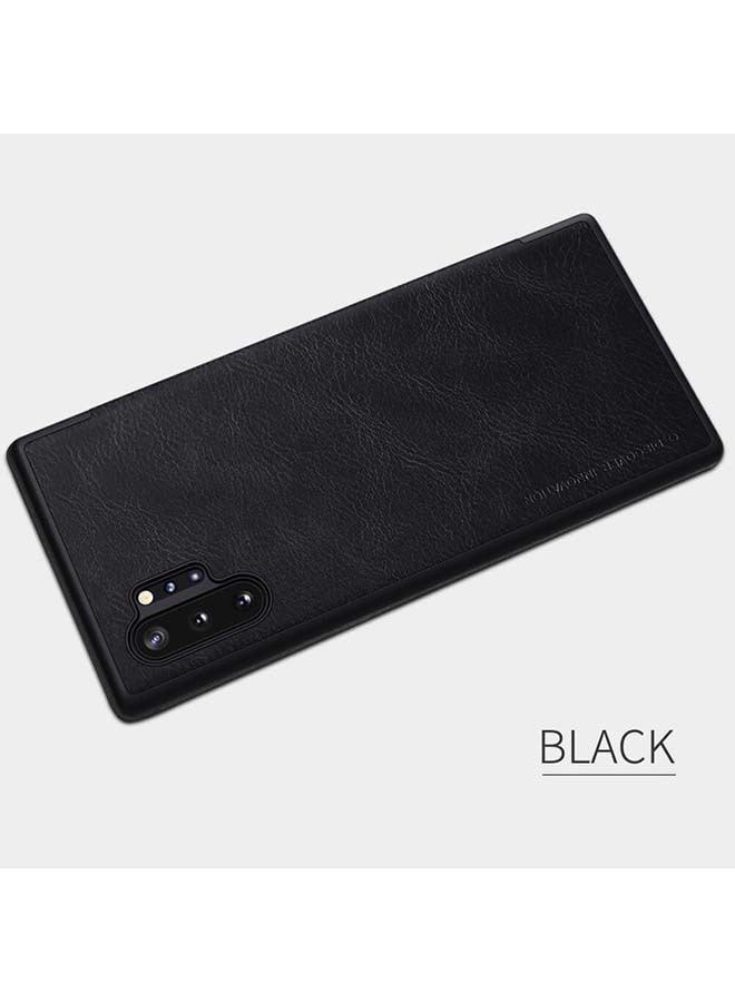 Nillkin Leather Flip CaseCover For Samsung Galaxy Note 10 Plus N975 Black - Image 2