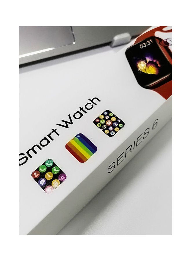 180.0 mAh Series 6 Smartwatch With Health Tracker Black