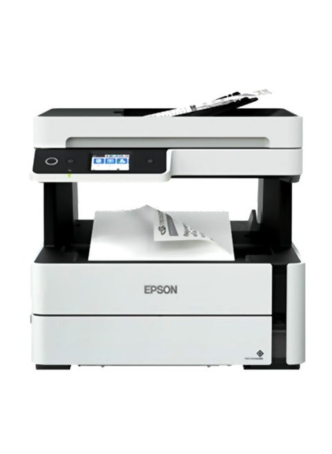 Ecotank M3170 Mono Print/Scan/Copy/Fax Wi-Fi Tank Printer White/Black