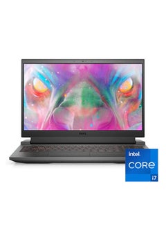 لابتوب G15 5511 للألعاب بشاشة مقاس 15.6 بوصة بدقة كاملة الوضوح بمعدل تحديث 120 هرتز وبمعالج إنتل كور i7-11800H الجيل 11 ثماني النواة وذاكرة رام 16 جيجابايت ومحرك أقراص SSD سعة 512 جيجابايت وبطاقة رسومات إنفيديا جيفورس RTX3050 بذاكرة من نوع GDDR6 سعة 4 جيجابايت ولوحة مفاتيح بإضاءة خلفية بلون برتقالي  ونظام تشغيل أوبونتو الإنجليزية/العربية رمادي شادو