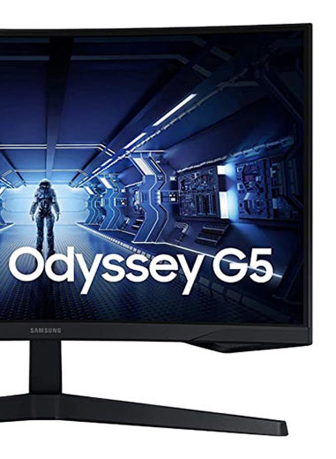 Samsung - 32 Inch Odyssey G5 Gaming Monitor with 1000R Curved Screen, 144Hz, 1ms, FreeSync Premium, QHD LC32G55TQWMXZN 32inch Black - Image 1