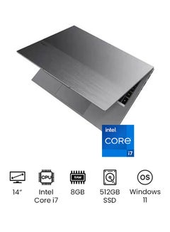 Inbook X2  Laptop 14 Inch Core I7-1065G7 8 GB 512 GB SSD Integrated Graphics Card English/Arabic Grey