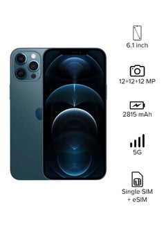 Apple iPhone 12 Pro With Facetime 128GB Pacific Blue 5G - Middle East Version  - Image 1