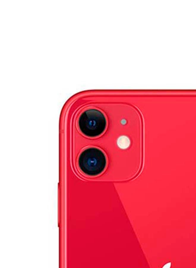 ابل  هاتف iPhone 11 (المنتج) باللون الأحمر بسعة 64 جيجابايت ويدعم تقنية 4G LTE (إصدار 2020 - تصميم نحيف) - إصدار عالمي - Image 5