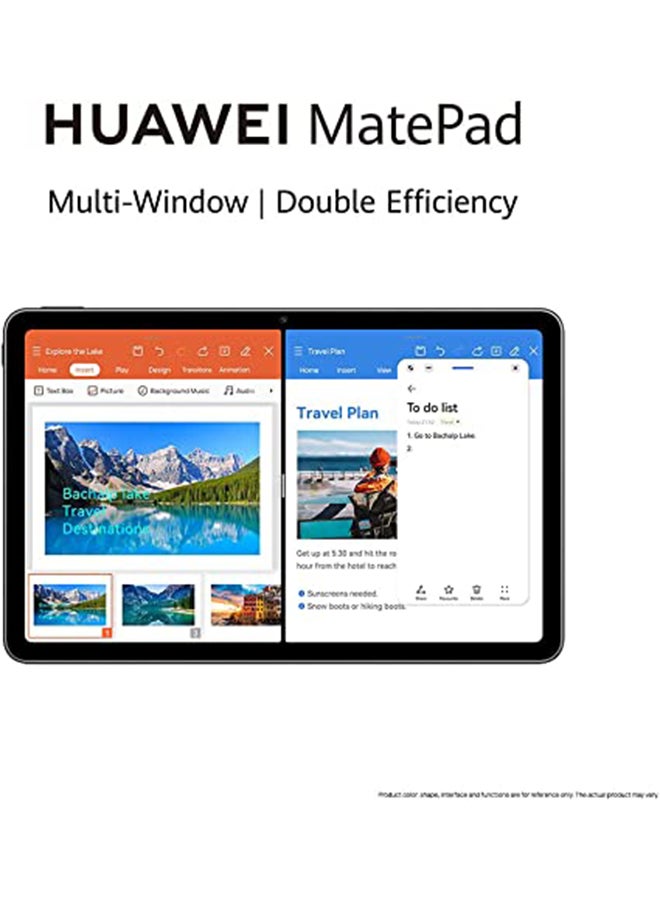 HUAWEI - Matepad 10.4-Inch 128GB 4GB LTE 2022 Inbox Keyboard Matte Grey - Image 1