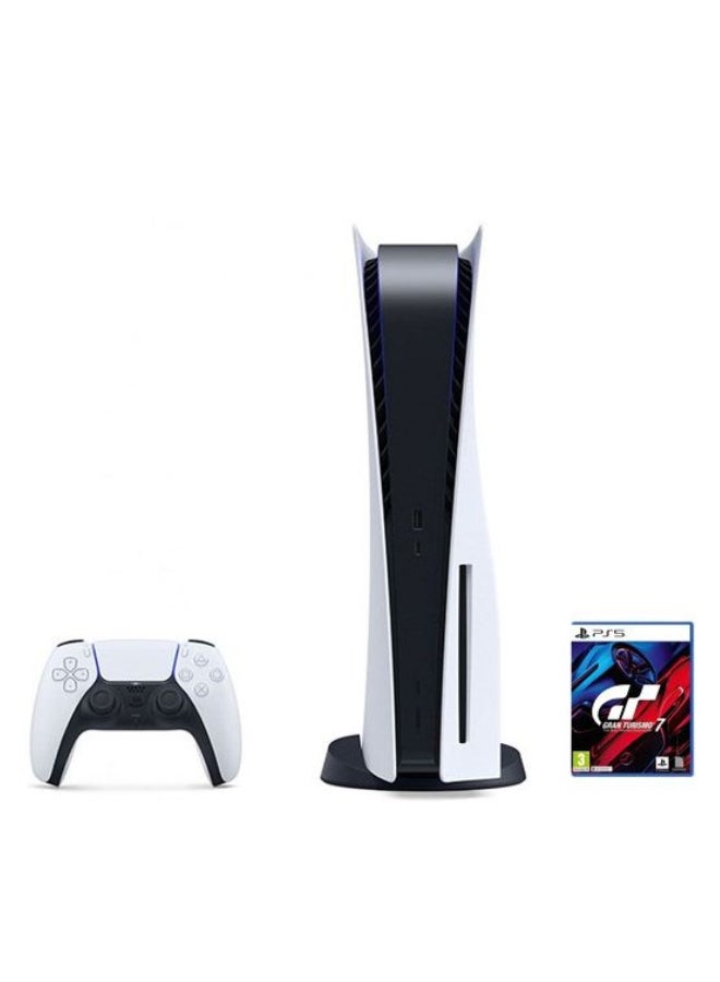 Sony PlayStation 5 Disc With DualSense Black Gran Turismo 7 Standard PS5  - Image 1