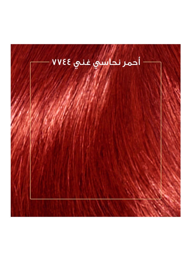 ويلا كريم صبغة كوليستون غني بالزيوت من ويلا أحمر نحاسي غني 77/44 142ملليلتر - Image 3