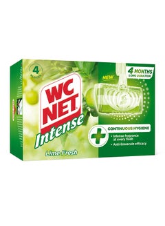 Wc Net Toilet Blocks Intense Lime Fresh 4 Pieces 34grams  - Image 1