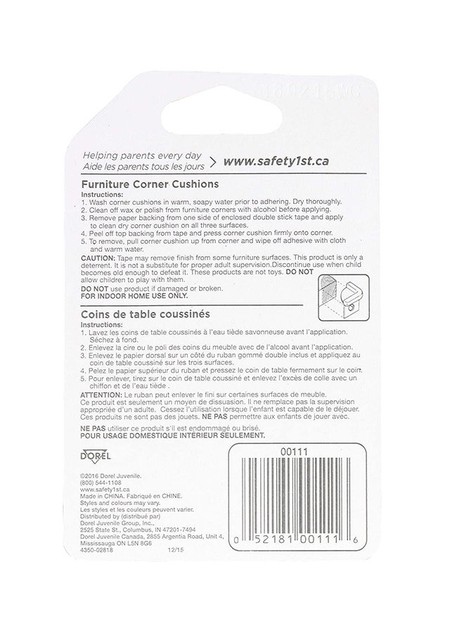 Safety 1st - Corner Cushions, Pack Of 4 - Clear - Image 1