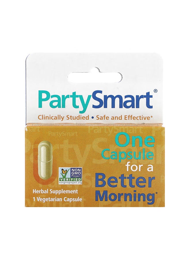 Himalaya Herbal Healthcare - Partysmart 250mg Herbal Supplement - 10 Capsules - Image 1