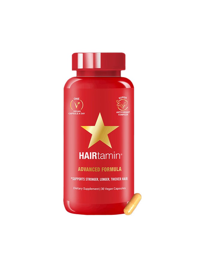 HAIRTAMIN Advance Formula Dietary Supplement - 30 Capsules - Image 1