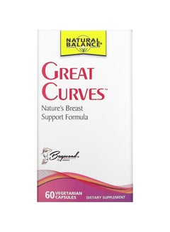 Natural Balance Great Curves 60 Vegetarian Capsules  - Image 1