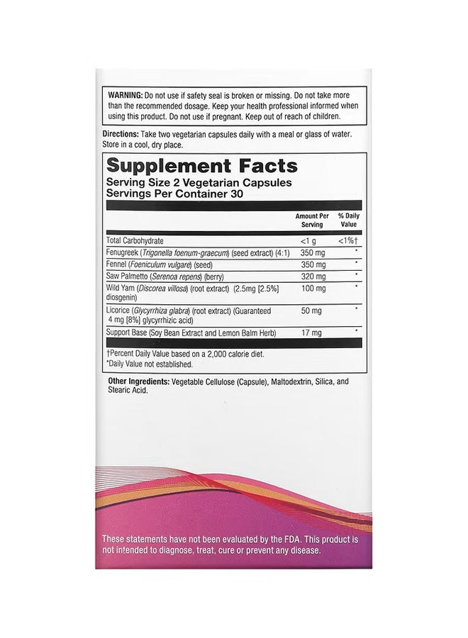 Natural Balance Great Curves 60 Vegetarian Capsules  - Image 2