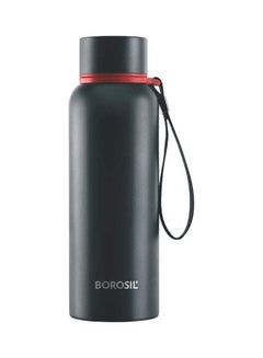 Borosil Vaccum Trek Bottle Black