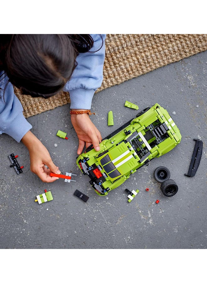 LEGO 6379486 Technic Ford Mustang Shelby Gt50042138 Model Building Kit; Drag Race Toy With Pull-Back Action; Download The Ar App For A Cool Drag Race Ar (Augmented Reality) Experience; For Ages 9+ (544 Pieces) 42138 544 9+ Years  - Image 5