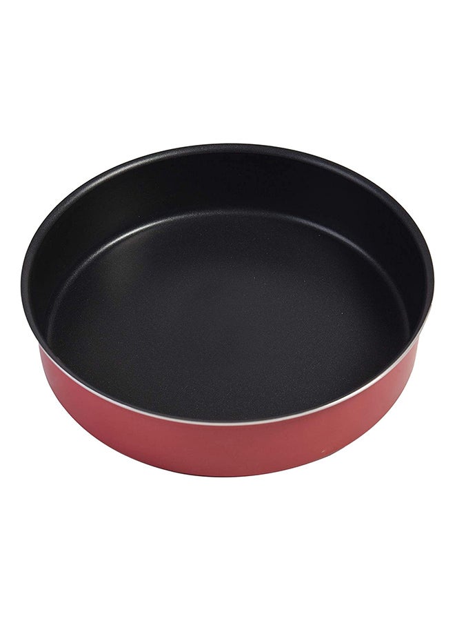 Generic - Round Oven Trays 4 pieces Red/Black 24X26X30X32cm - Image 1