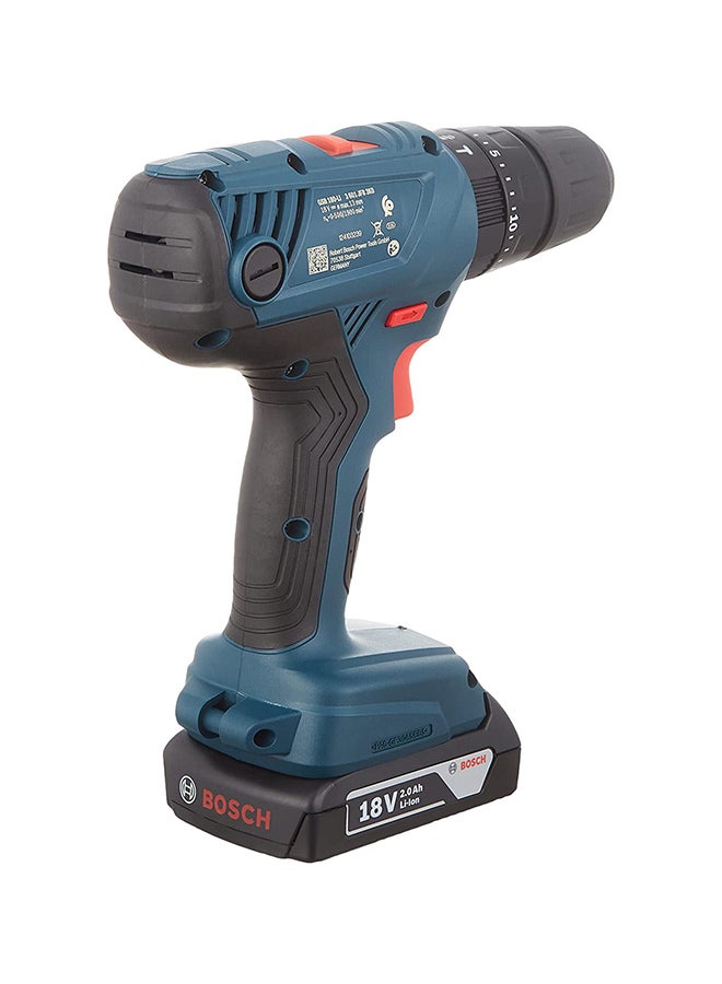 BOSCH - Gsb 180-Li Combi Cordless Screwdriver - 2 Batteries Blue-Black - Image 1